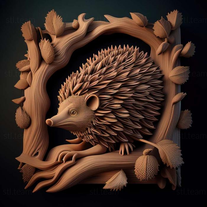 Animals hedgehog